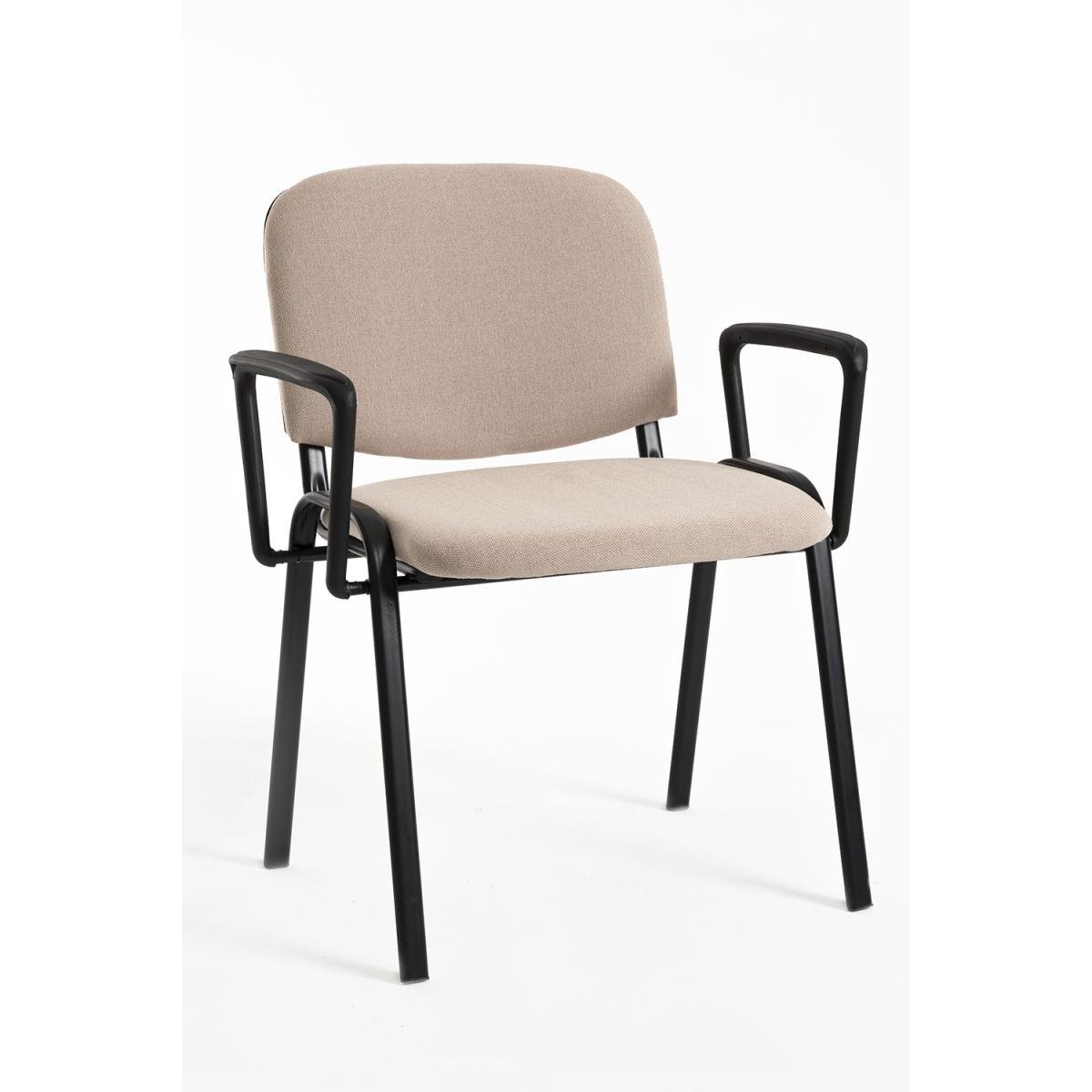 Regalos Miguel - Pack 4 Sillas de Oficina sin ruedas ni brazos Ofis con Brazos - Máxima Ergonomía - Ideal para Escritorio y Gaming