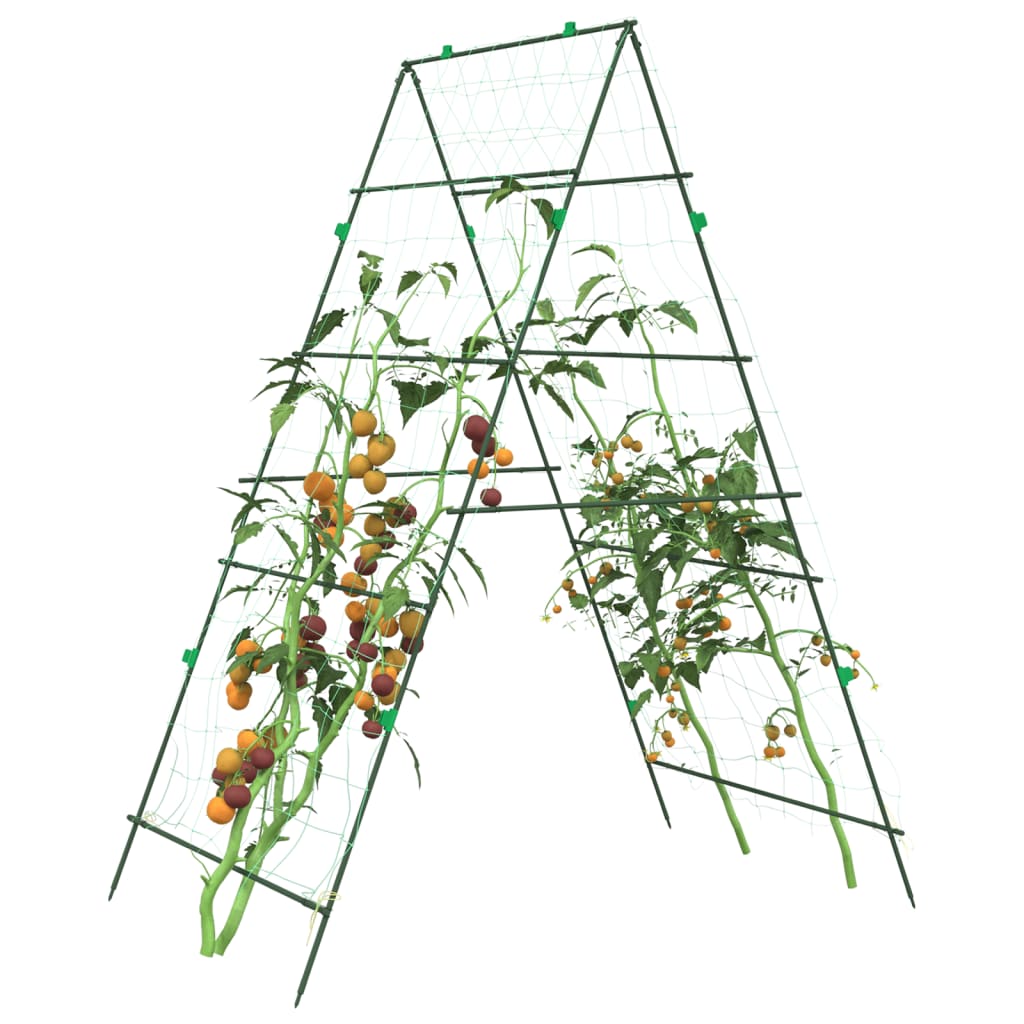 vidaXL Enrejado jardín plantas trepadoras marco A acero 99x90x175,5 cm Cantidad 1 unidad,  2 unidades,  3 unidades y mas
