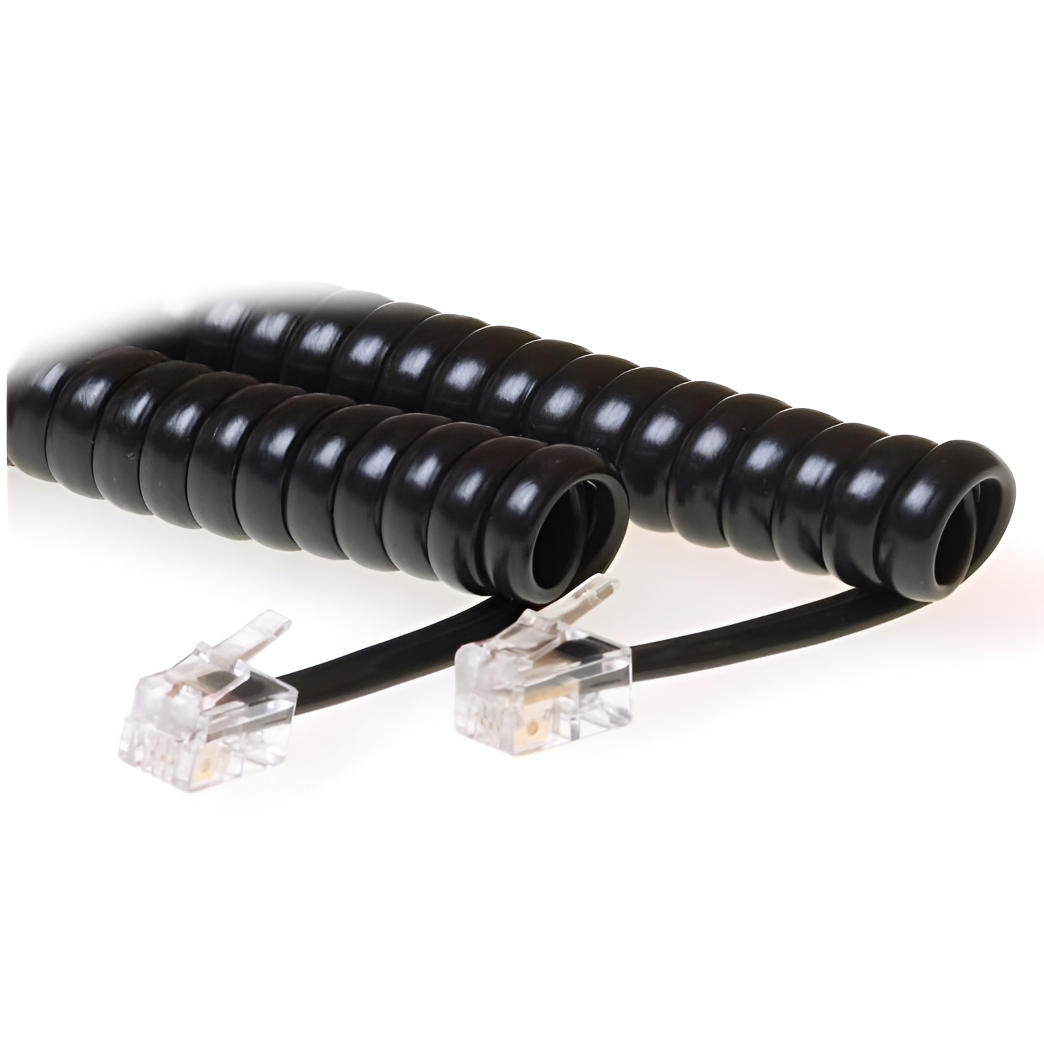 Cable Microconnect RJ10 1,5m Negro de Alta Calidad para Ordenador