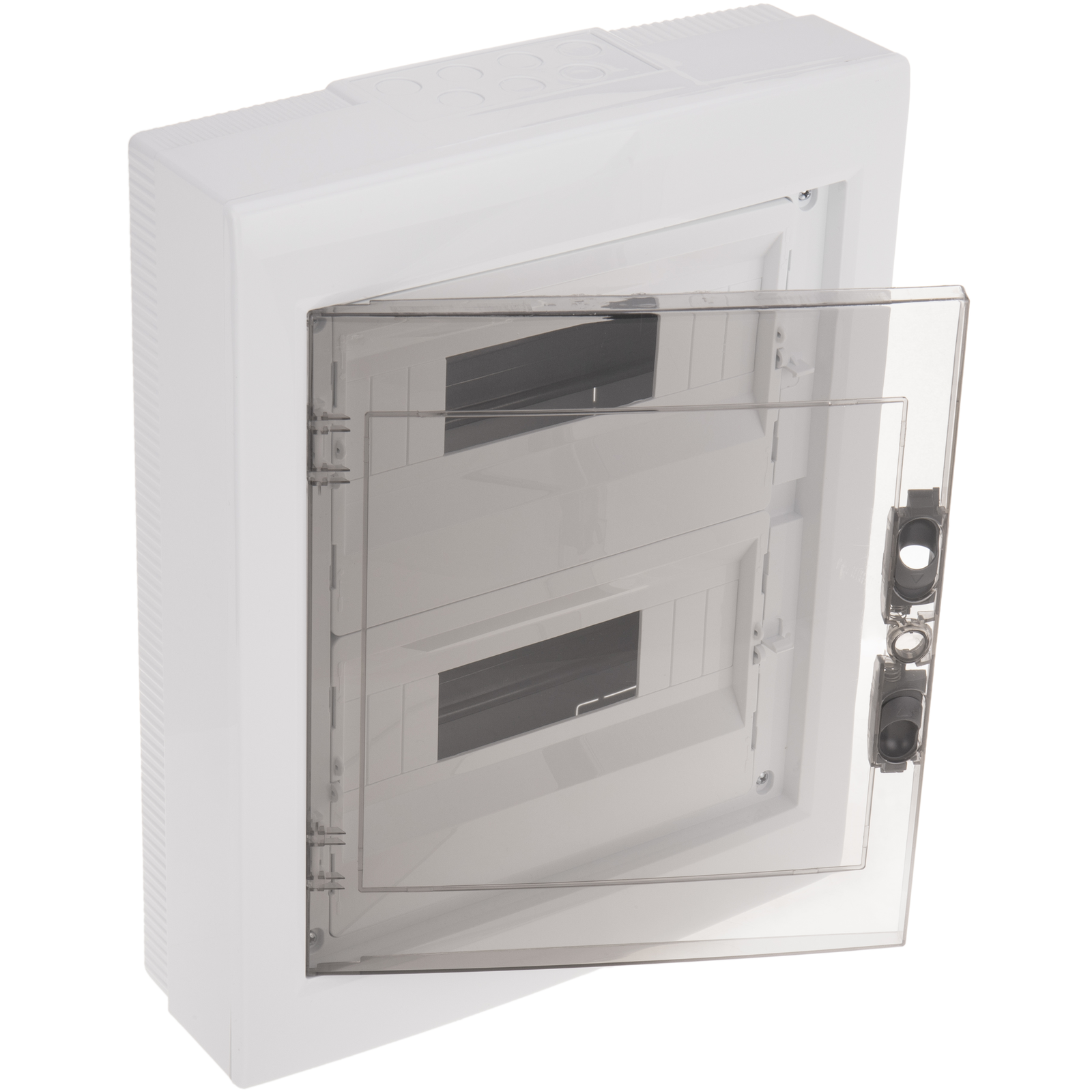 Caja de distribución eléctrica de plástico ABS para superficie de 24 módulos - BeMatik