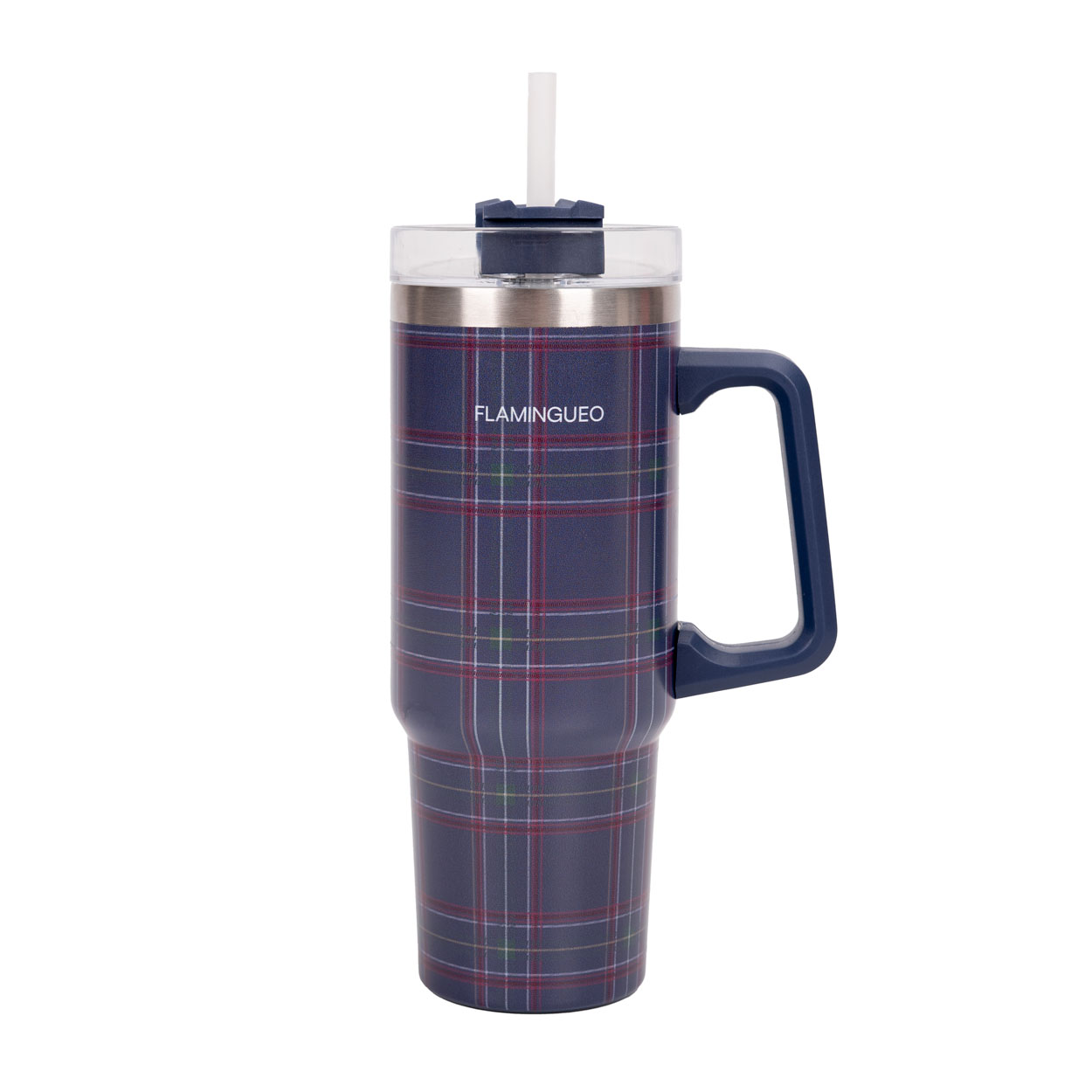 Flamingueo Vaso Termico - Taza Termo Acero Inoxidable Termo Cafe Para Llevar Bebidas Frías 24h y Calientes 10h Botella Termica 0,9 Litros