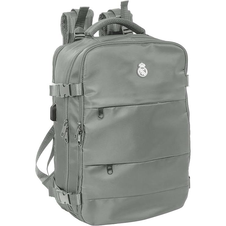 Mochila de Viaje en Cabina, Para Portátil 15,6'', Real Madrid 29x19x44cm
