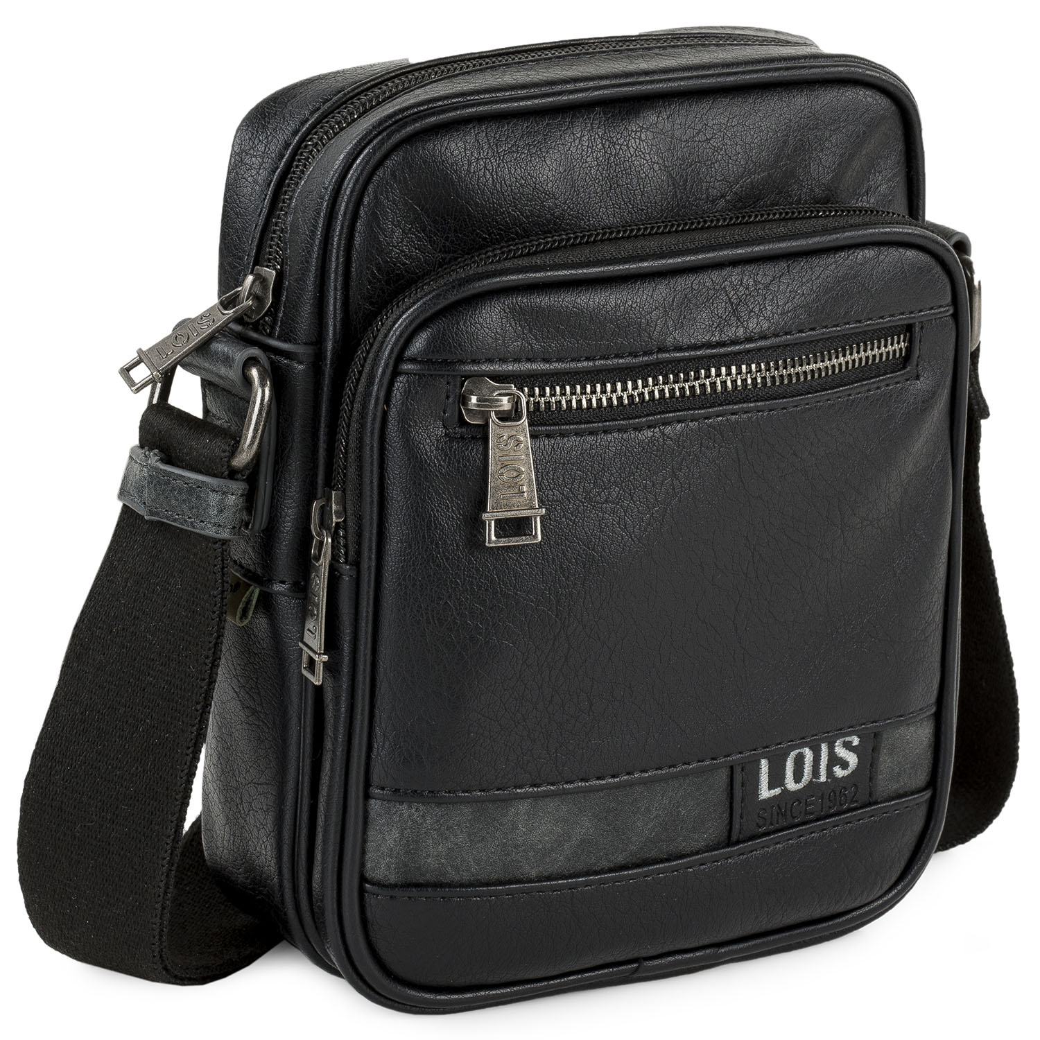 Bandoleras Hombre - Bolso Hombre Bandolera Ajustable - Bandolera Hombre Lois De Polipiel - Bolso Bandolera Hombre Para Uso Diario. Bolso De Hombre Pequeño 310219