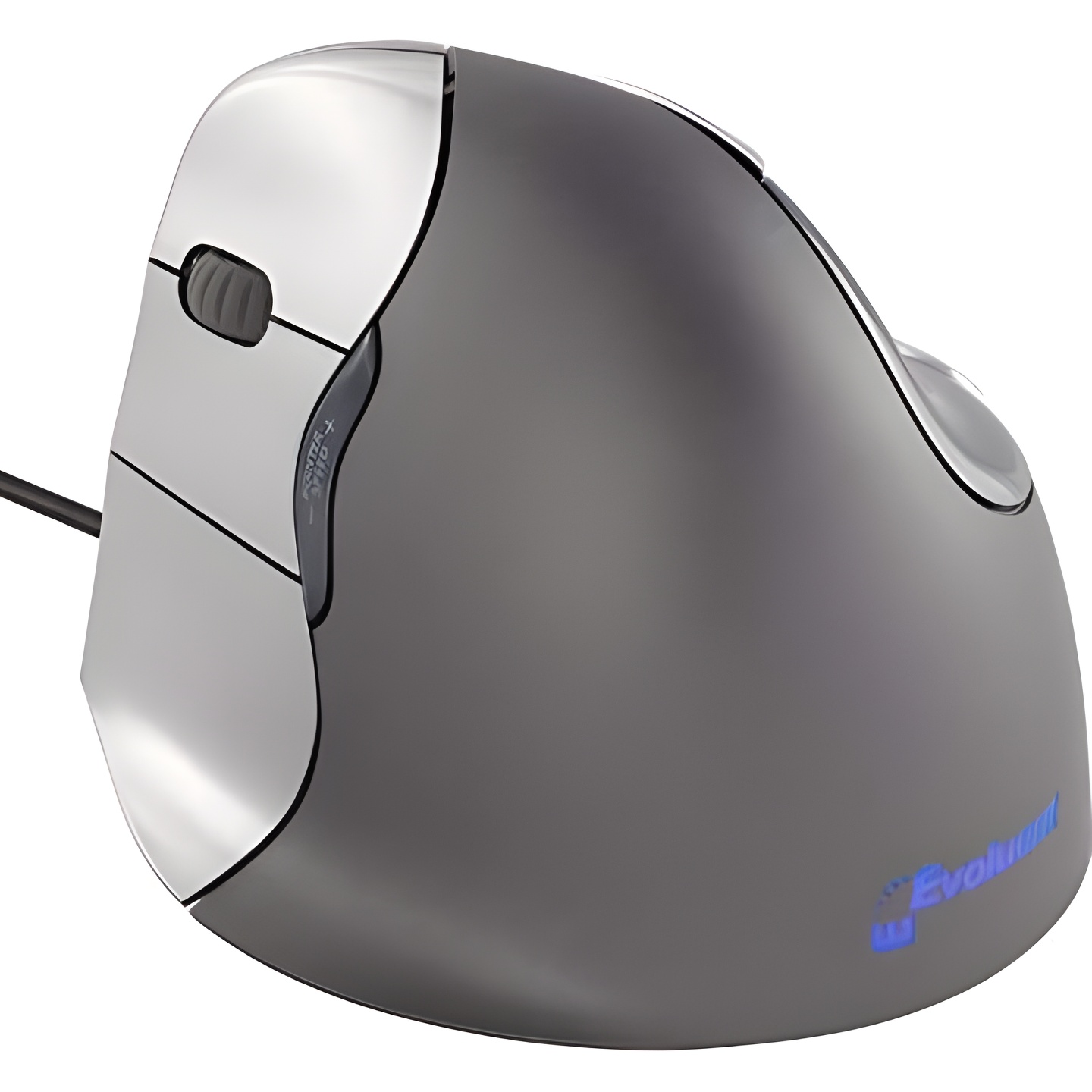 Evoluent VerticalMouse 4 Ergonomic Vertical Mouse for Left-Handed, designed for comfort with a high-resolution optical sensor, programmable buttons, and durable materials, ideal for ergonomic use.