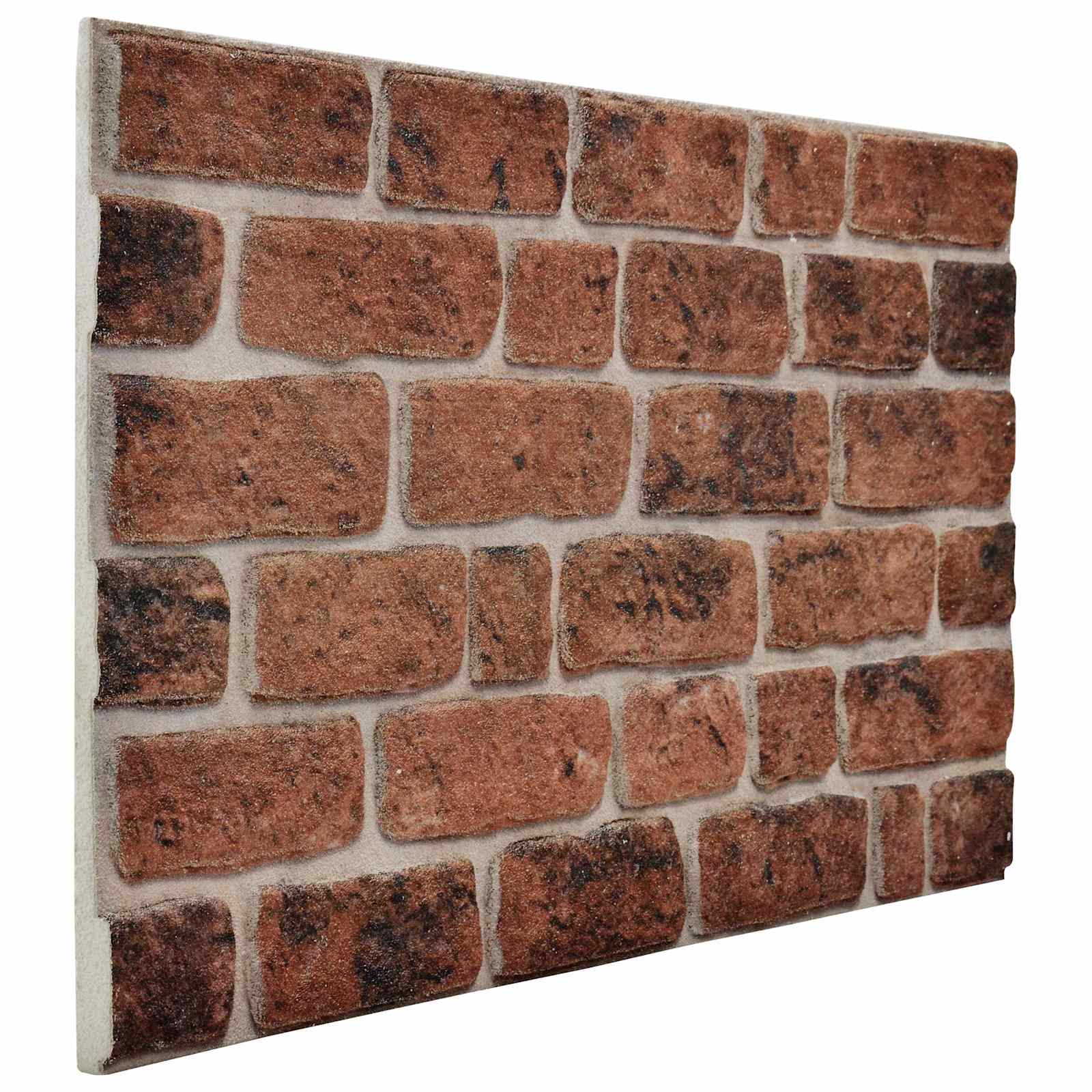 vidaXL Paneles de pared 10 pcs 100 x 50 cm Espuma EPS Multicolor