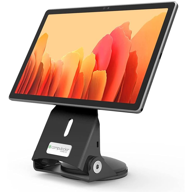 Soporte para tableta POS inclinable con agarre y base