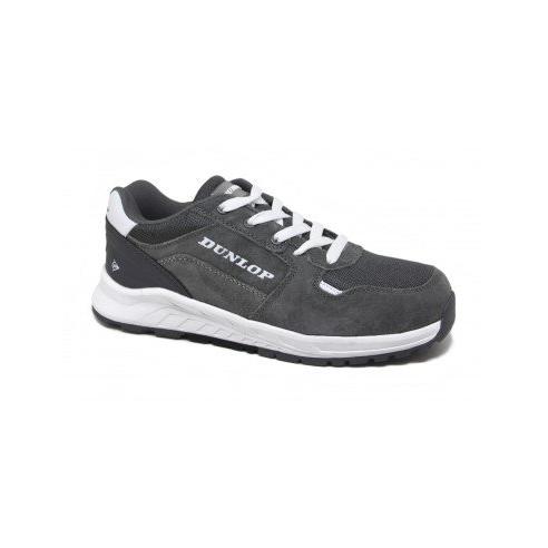 DUNLOP Zapato de Seguridad S3 STORM Charcoal, Piel de Ante y MesH, Puntera Fibra de Vidrio - DL0201061 Dunlop DL0201061
