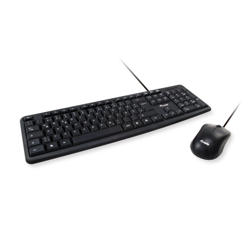Equip Combo de Teclado y Ratón USB para Oficina y Hogar