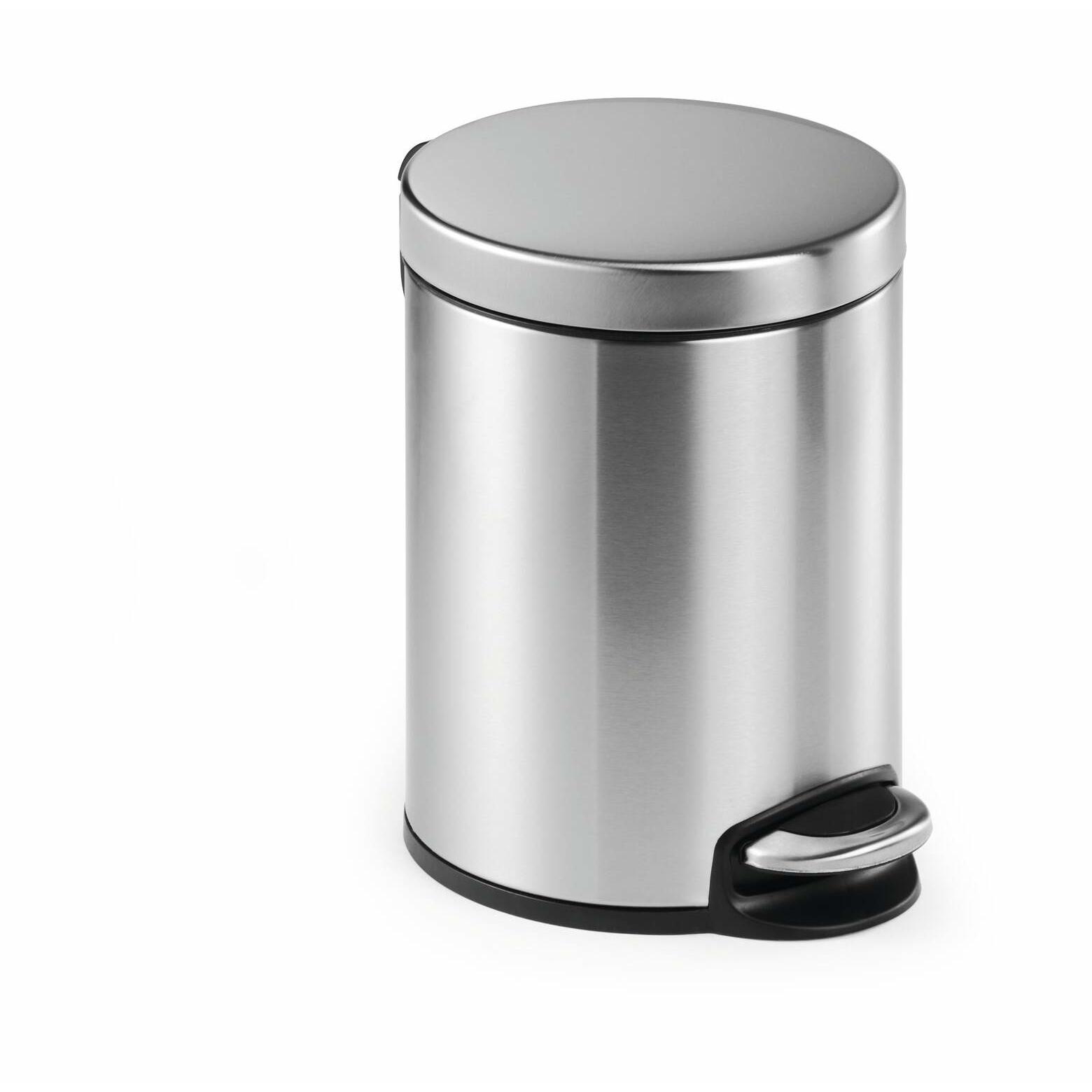 Durable 340023 papelera 5 L Alrededor Acero inoxidable