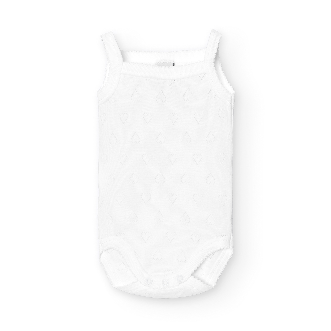Basicos Babidu pack de 2 bodys tirante fino volantes calado corazones