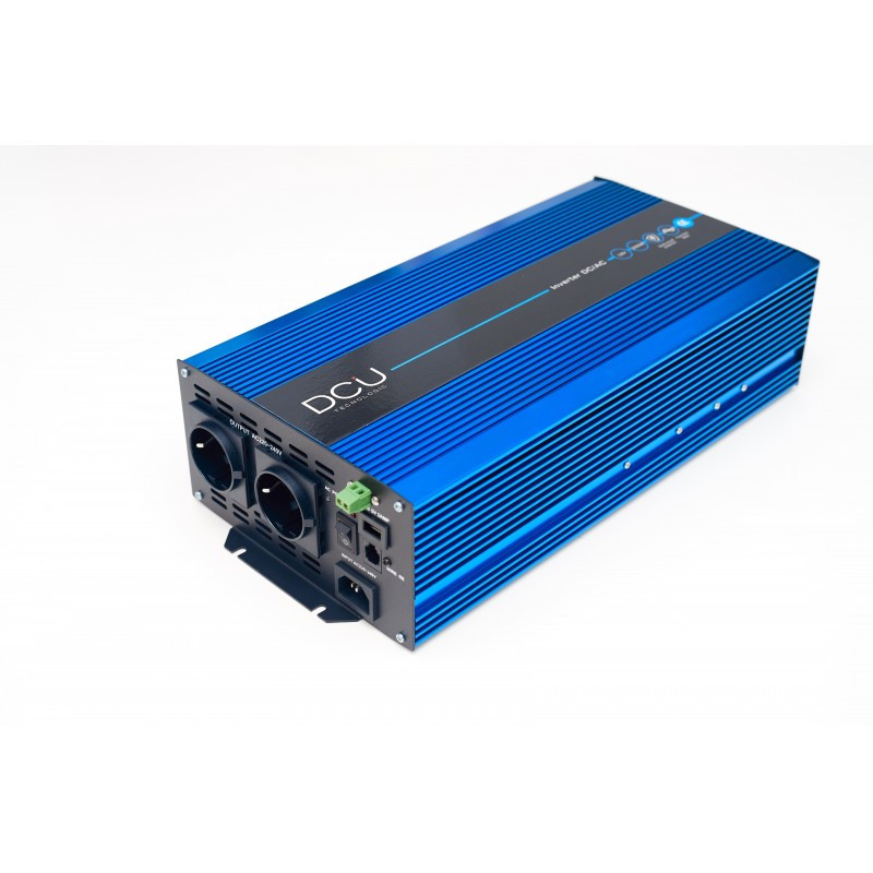 Dcu DCU Inversor de Tensión 12Vdc 2000W Onda Pura + USB 2A