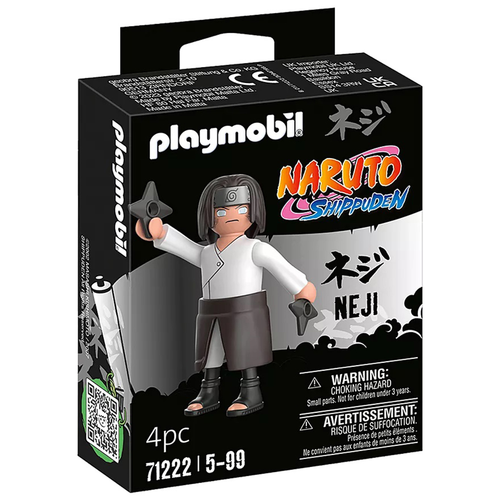 PLAYMOBIL NARUTO SHIPPUDEN -NEJI, LICENCIA OFICIAL - 71222