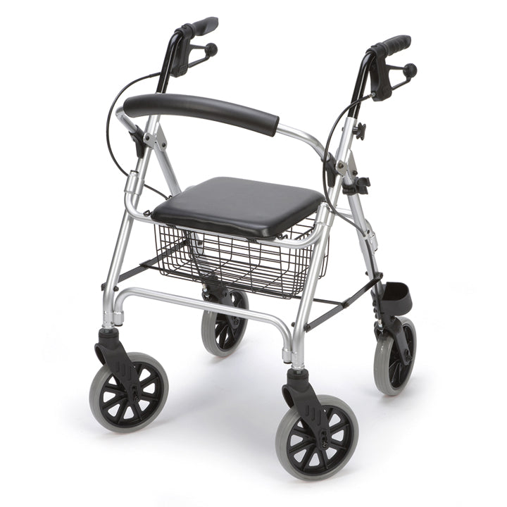 Andador Rollator Con Frenos y Asiento Acolchado Ortoprime Ortoprime