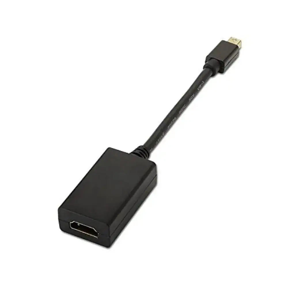 Nanocable Cable Adaptador Mini DisplayPort Macho a HDMI Hembra 15cm Negro