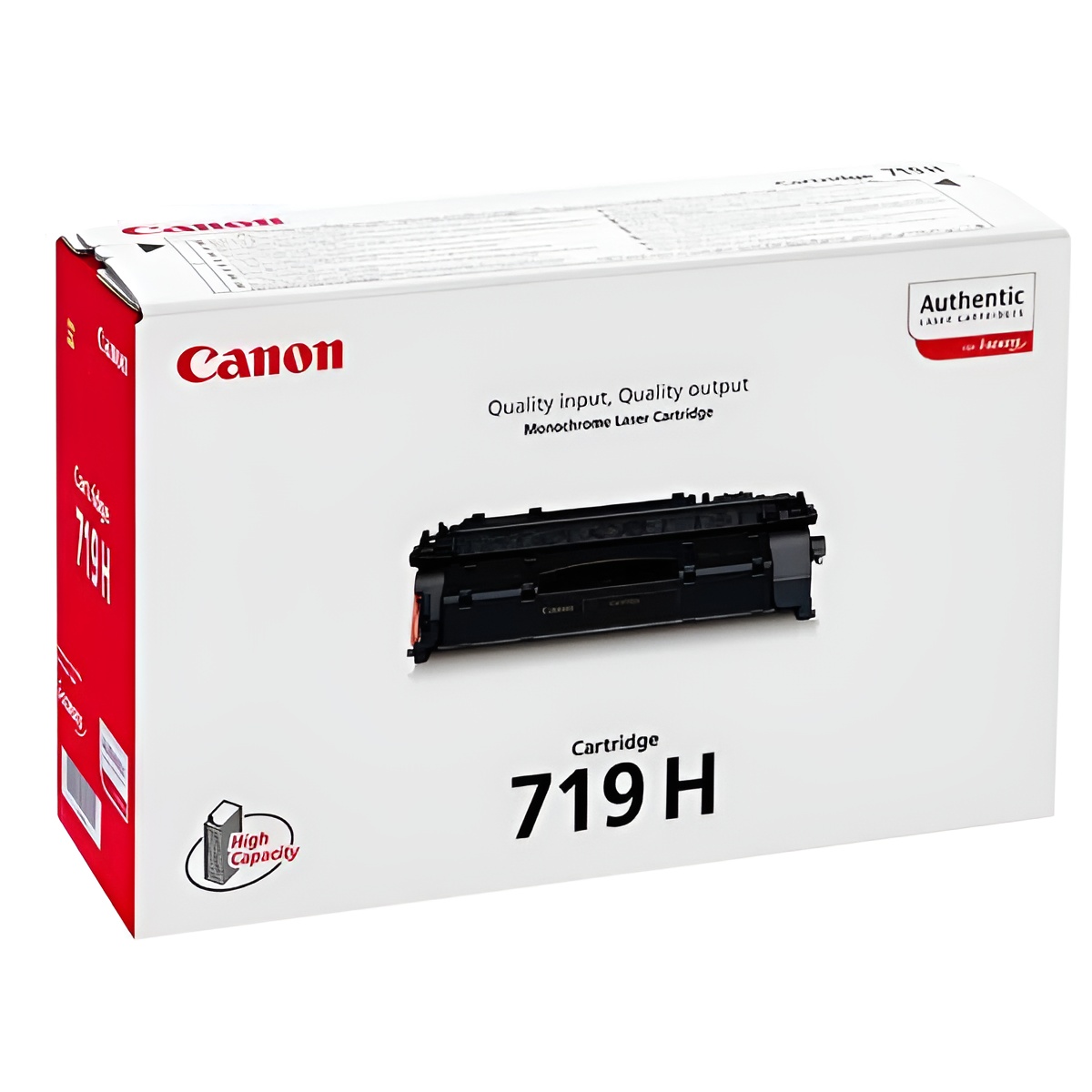 Tóner Negro Canon 719 para Impresora Láser - Alta Calidad y Rendimiento Duradero