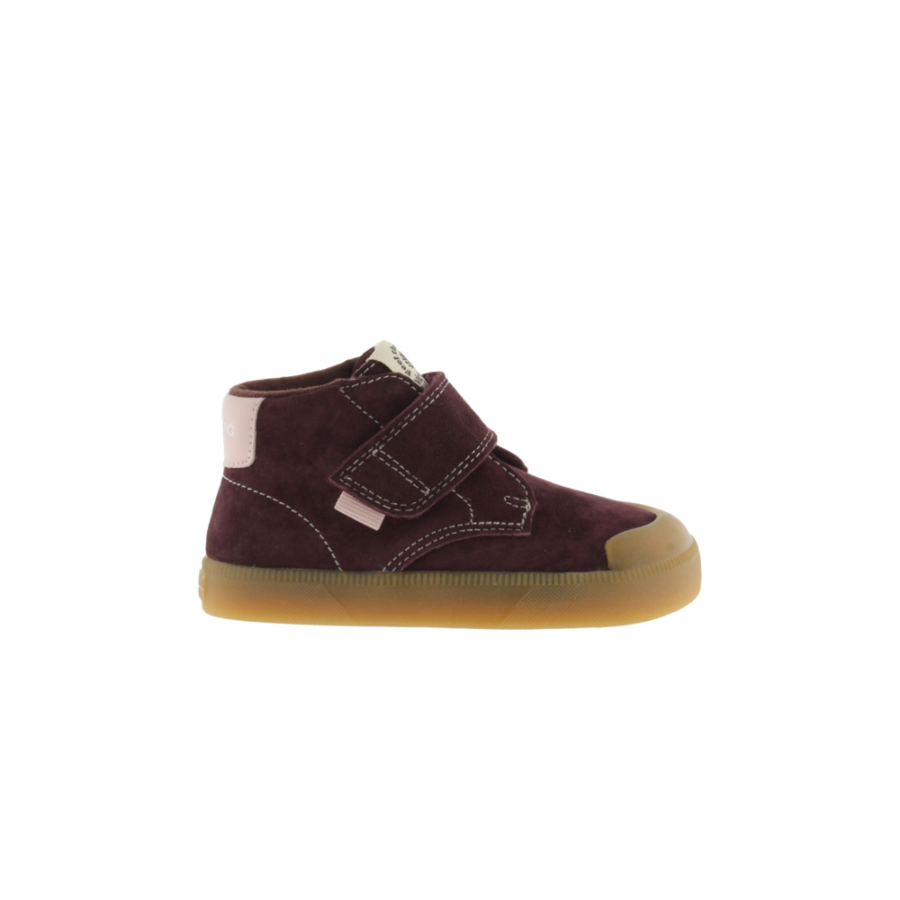 Victoria Oliver Botines barefoot de serraje con tira adherente y suela caramelo 1356108