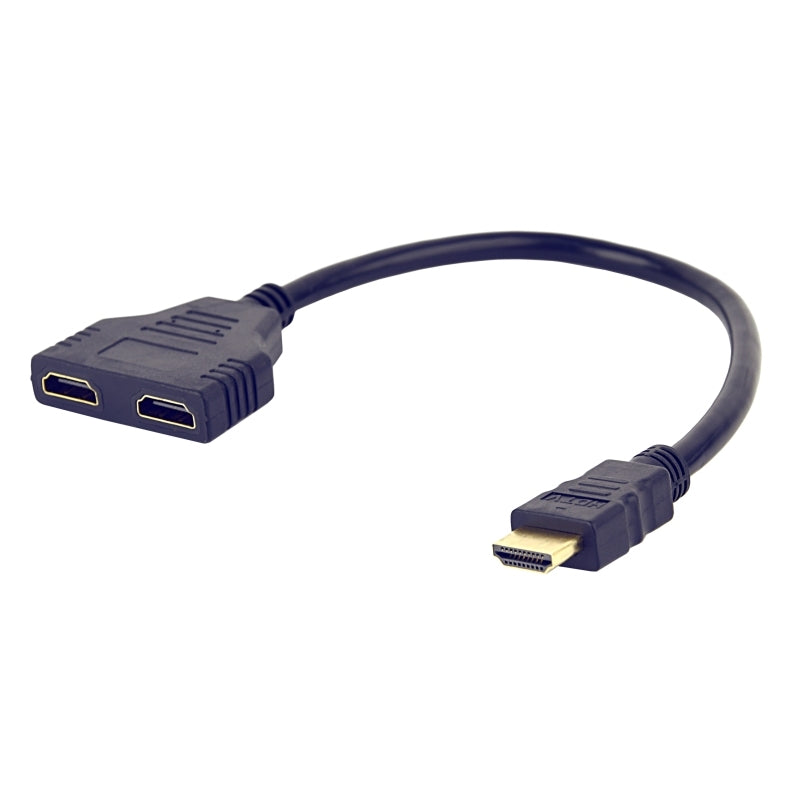 Gembird Cable HDMI 2.0 a 2x HDMI 2.0 Macho/Hembra Negro