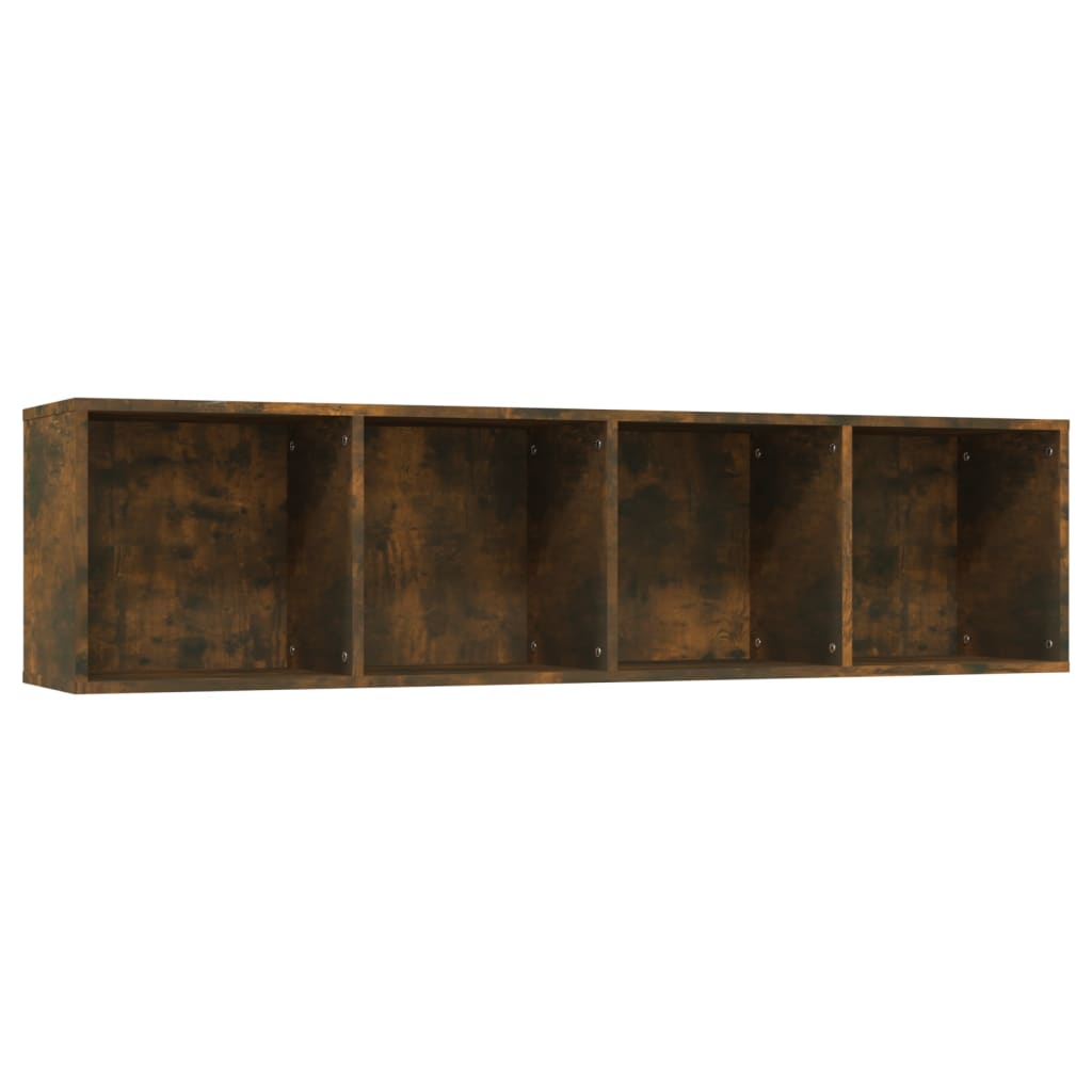 vidaXL Estantería/mueble de TV madera roble ahumado 143x30x36 cm