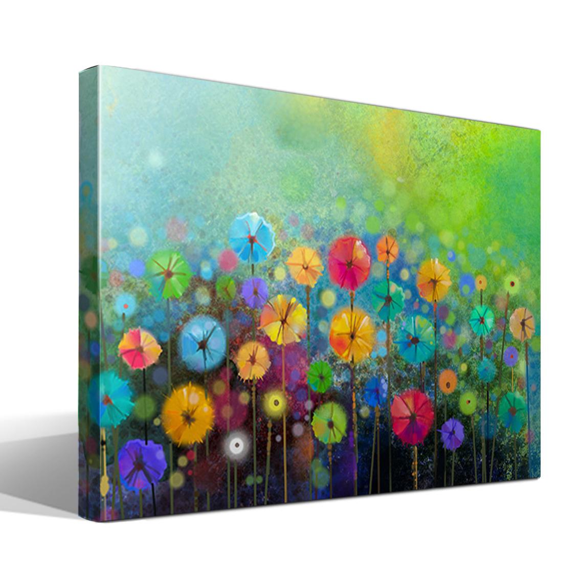 Cuadro Canvas Floral 8 - Imagen Realista - Lienzo 100% Algodón - Bastidor Madera - Calidad Superior - Fabricado en España