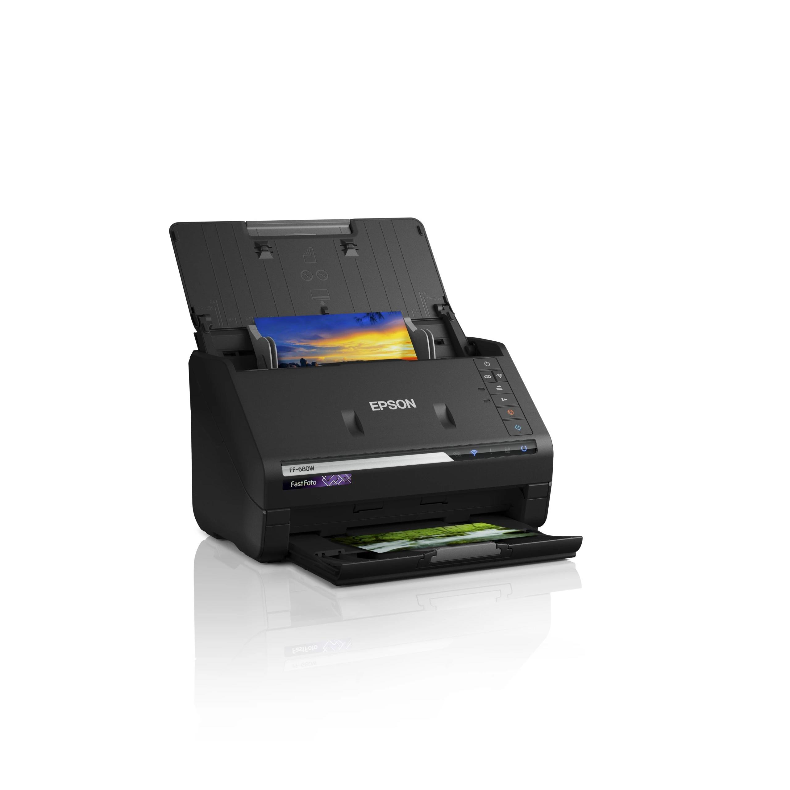 Escáner 216 mm x 910 mm (horizontal x vertical) Principal 600 ppp Epson B11B237401  | Monocromo: 45 páginas/minuto - Color: 45 páginas/minuto (medido en A4 a 300 ppp)