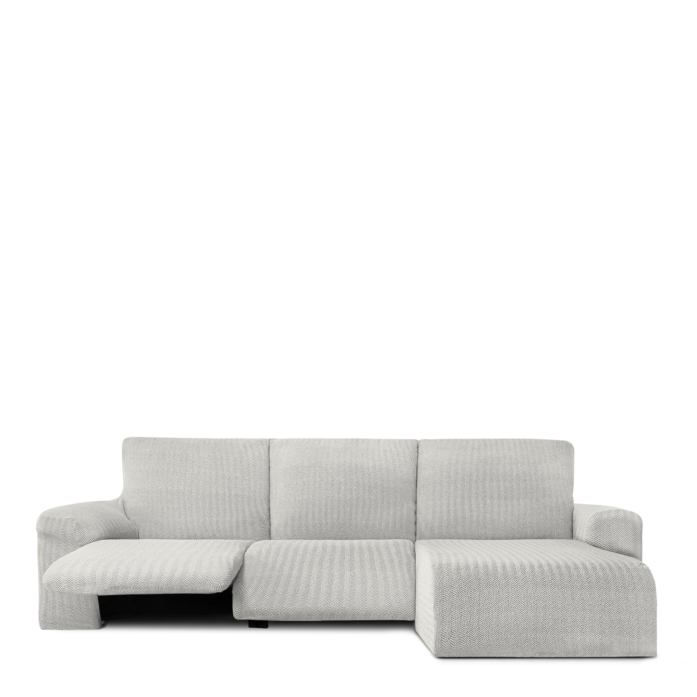 Funda de sofa m/0 ch. longue relax premium jaz derecha (Mirando de frente) c/0 brazo corto,  Tamaño brazo corto derecha,  170x310x110cm,  Fábricada en España