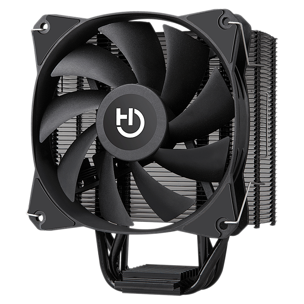 Hiditec C12 PWM - Procesador Enfriador 12 cm - Negro