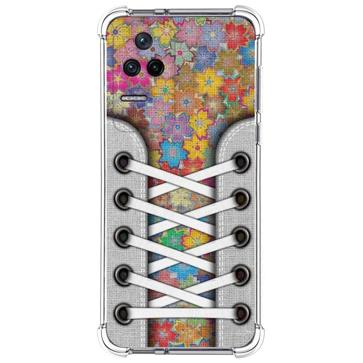 Funda Silicona Antigolpes para Xiaomi Poco F4 5G diseño Zapatillas 05 Dibujos