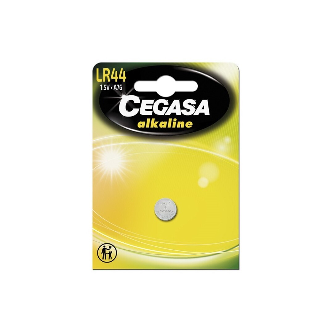 Pila Botón Alcalina CEGASA LR44 1.5V