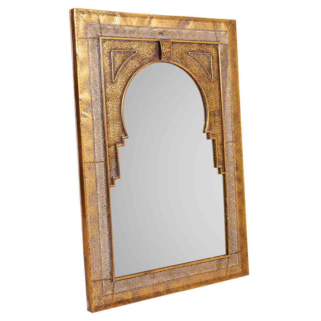 Wonderlust Deco - Espejo de metal dorado 70x5x100 Dorado 70x5x100h cm