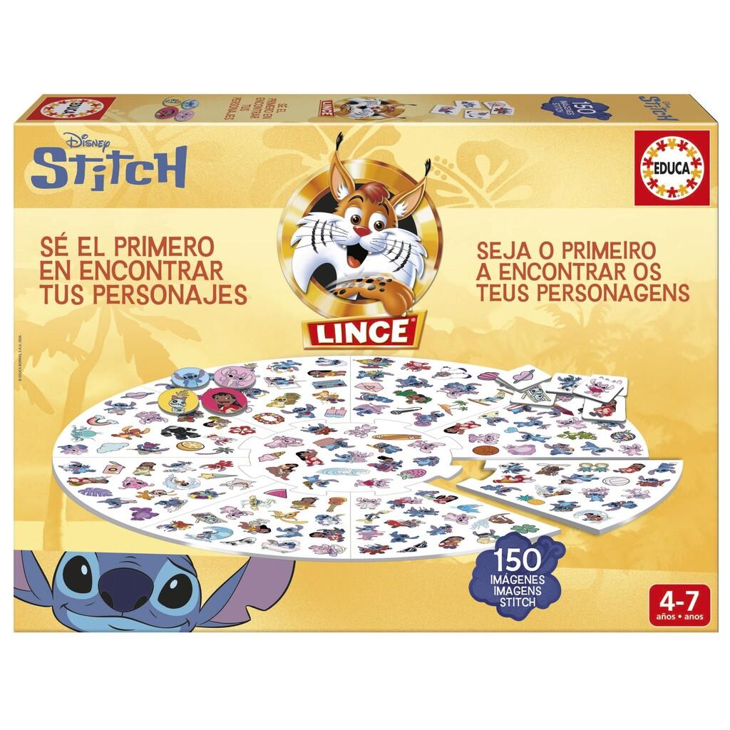 Lince Disney Stitch con 150 Imágenes Juegos de habilidad Educa Borras