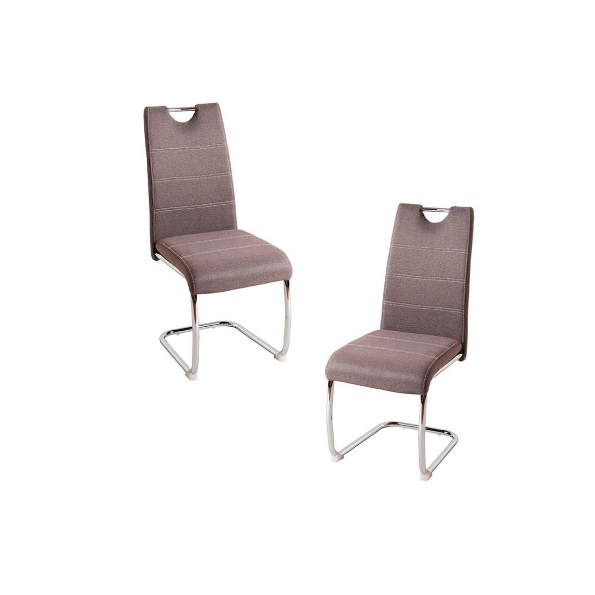 Regalos Miguel - Packs Sillas Comedor - Pack 2 Sillas Hallen Tela - Gris