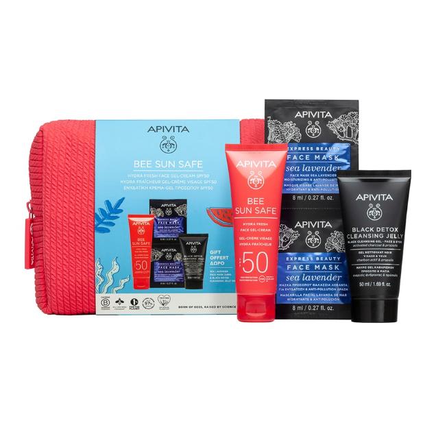 APIVITA Bee Sun Safe Hydra Fresh SPF50 | Gel-Crema Solar Facial Hidratante Alta Protección