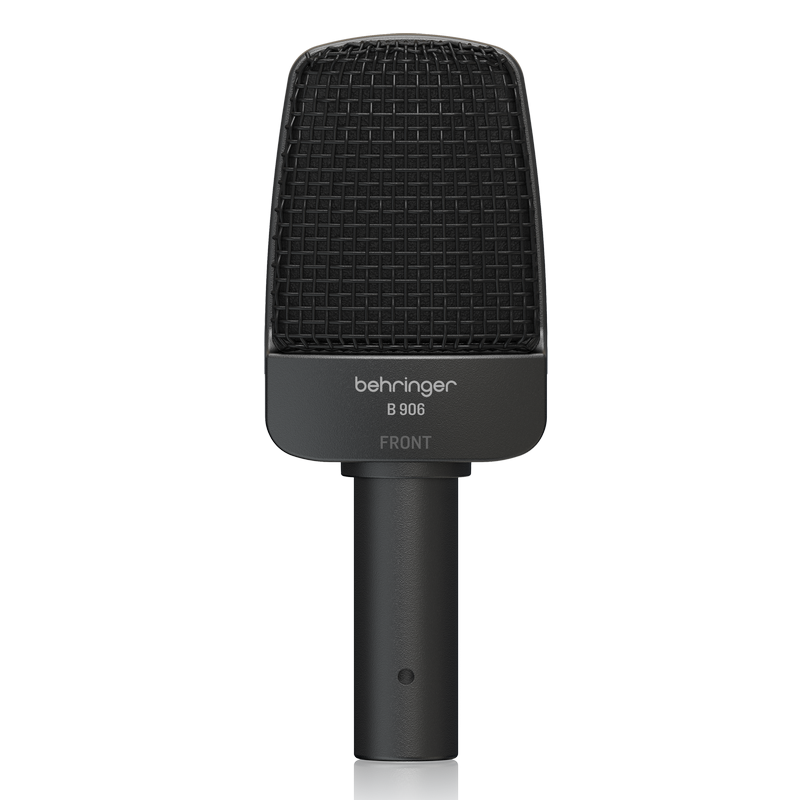 BEHRINGER B 906 SUPERCARDIOID MICRÓFORO DINÁMICO PARA AMPLIFICADORES PERCUSIONES Y WONES BEHB906 Micrófono