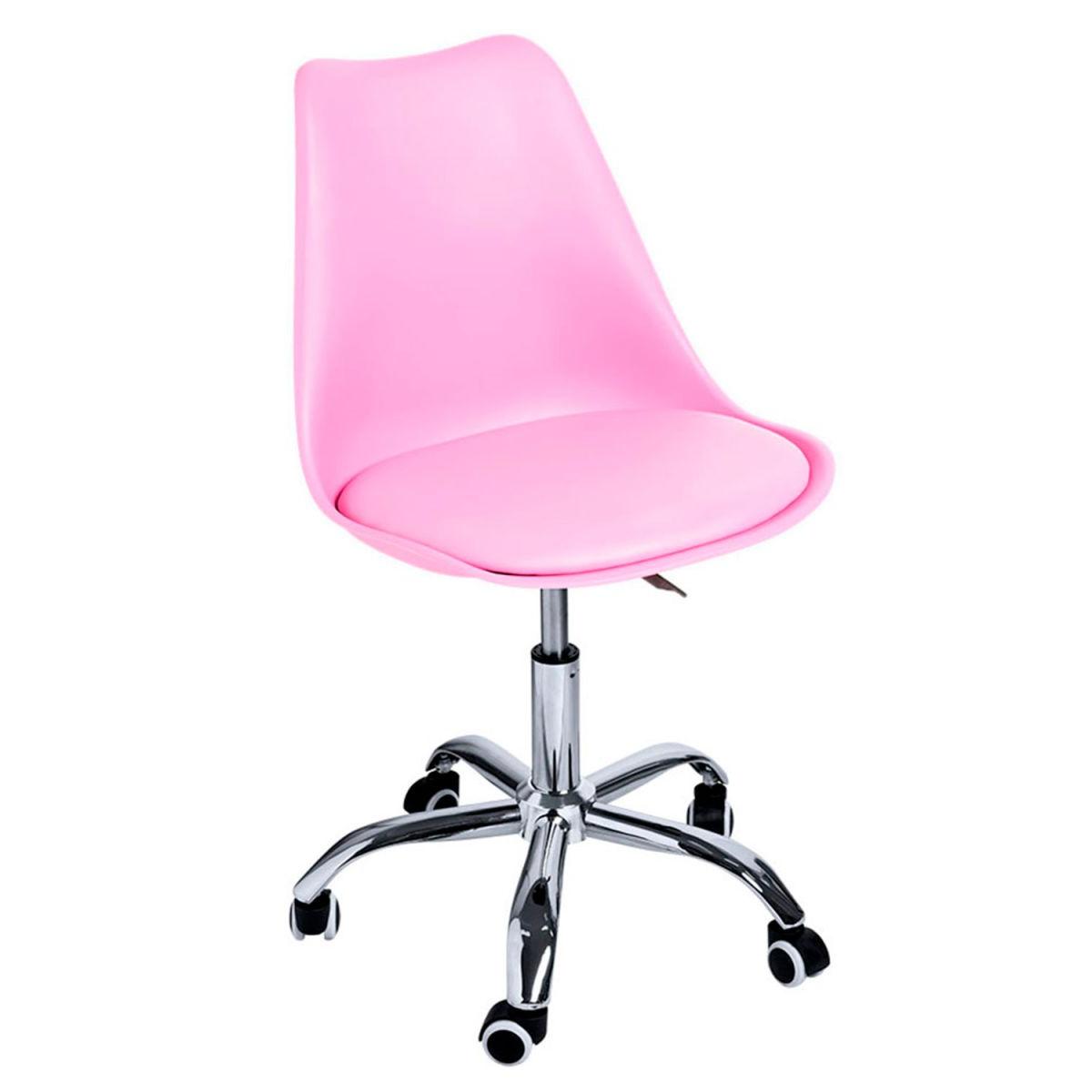 Regalos Miguel - Silla de Oficina Neo en Rosa - Máxima Ergonomía - Ideal para Escritorio y Gaming
