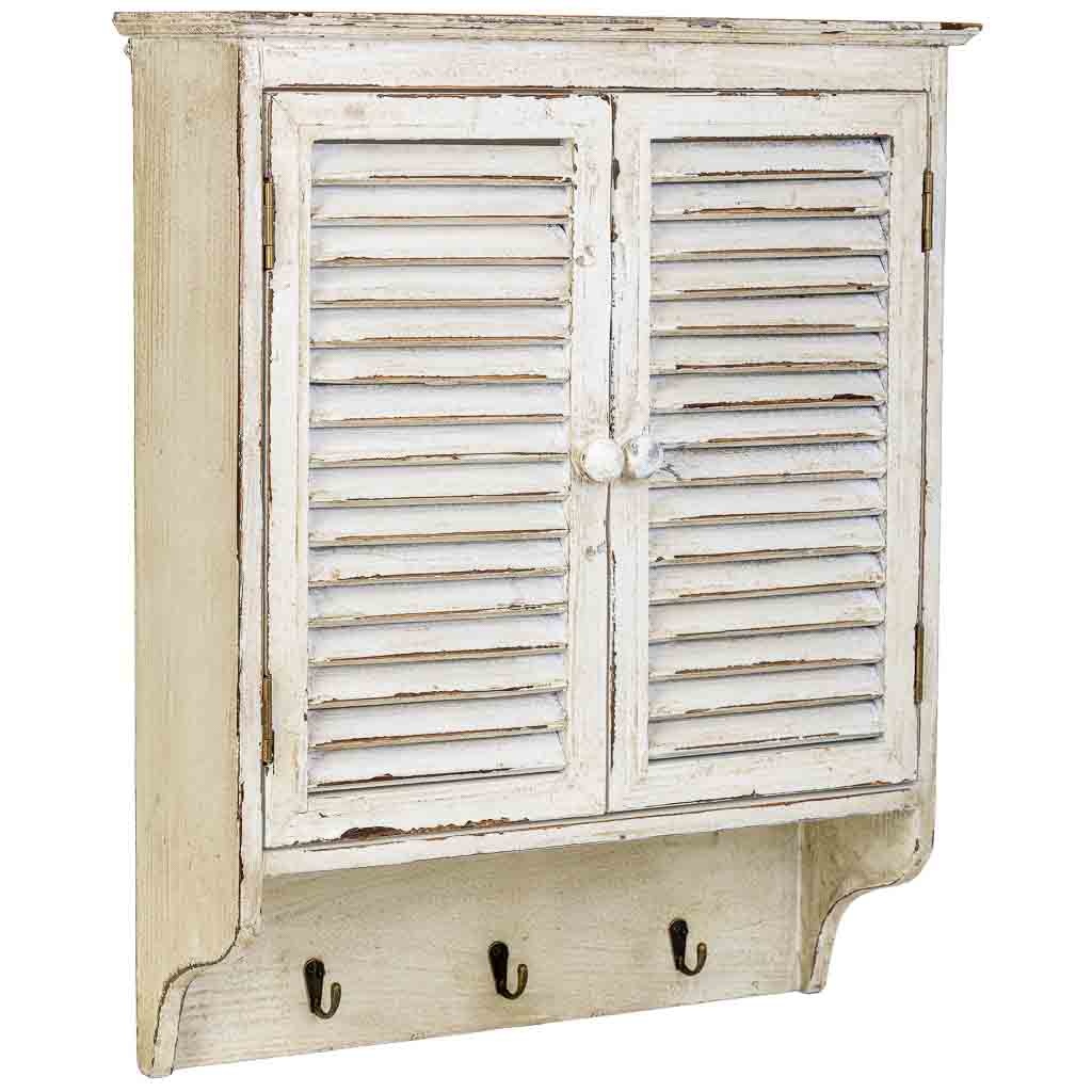 Wonderlust Deco - Armario de madera beige 54x17x67h cm Beige 54x17x67h cm