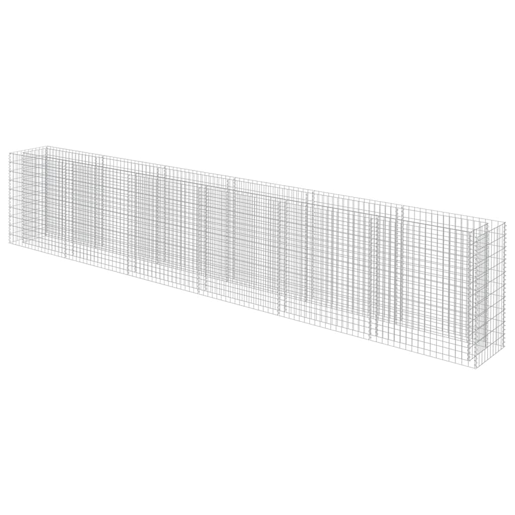 vidaXL Arriate de gaviones de acero 540x50x100 cm