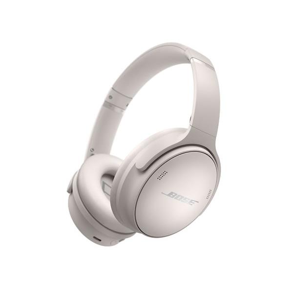 Bose - Bose QuietComfort 45 Auriculares inalámbricos Bluetooth con cancelación de ruido y micrófono para llamadas, blanco