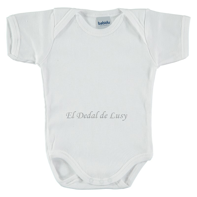 Babidu Body Bebé Cuello Americano Manga Corta 1165