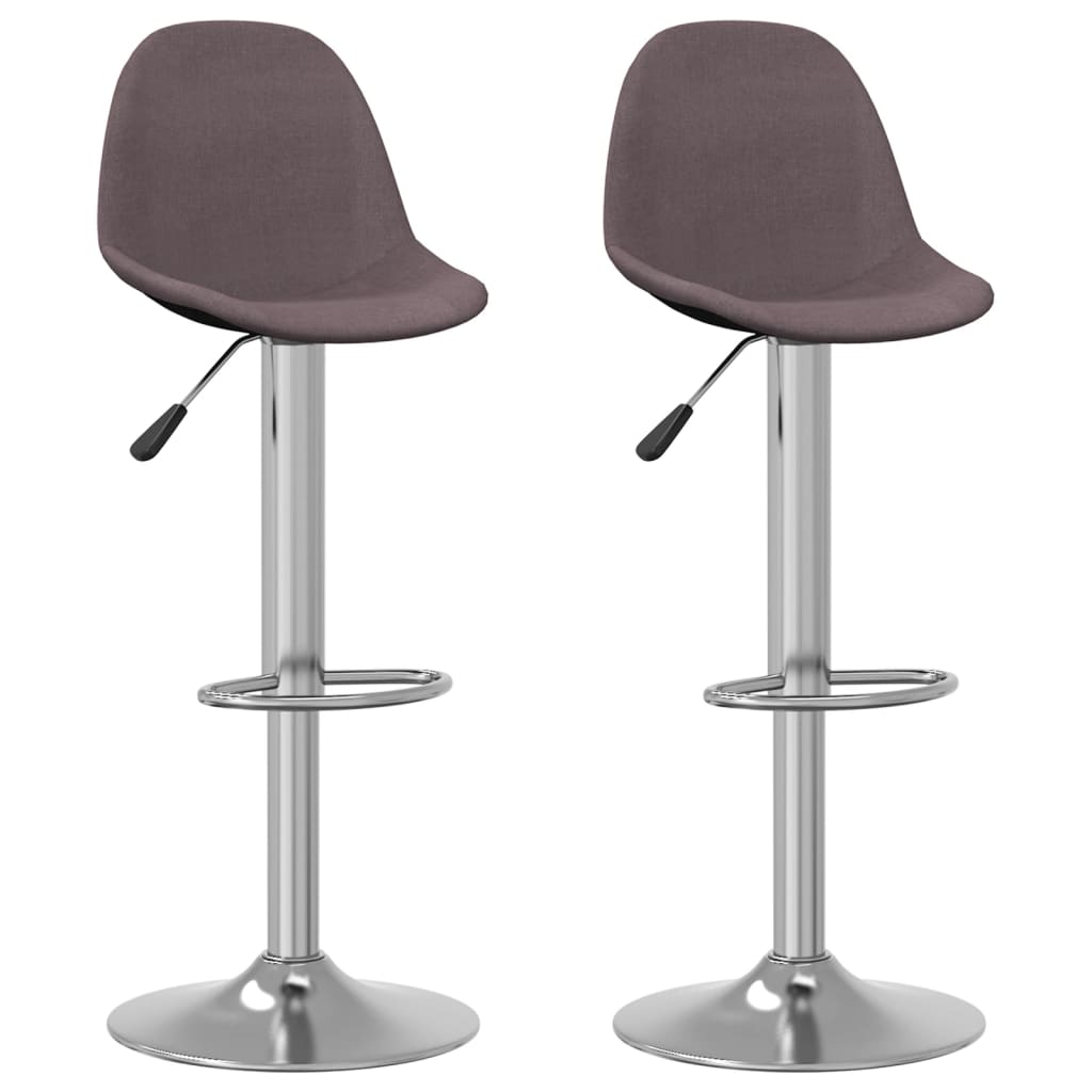 vidaXL Taburetes de cocina 2 unidades tela en color Crema/Gris/Marrón y más | cómodas modernas ergonómicas para comedor cocina salón hogar