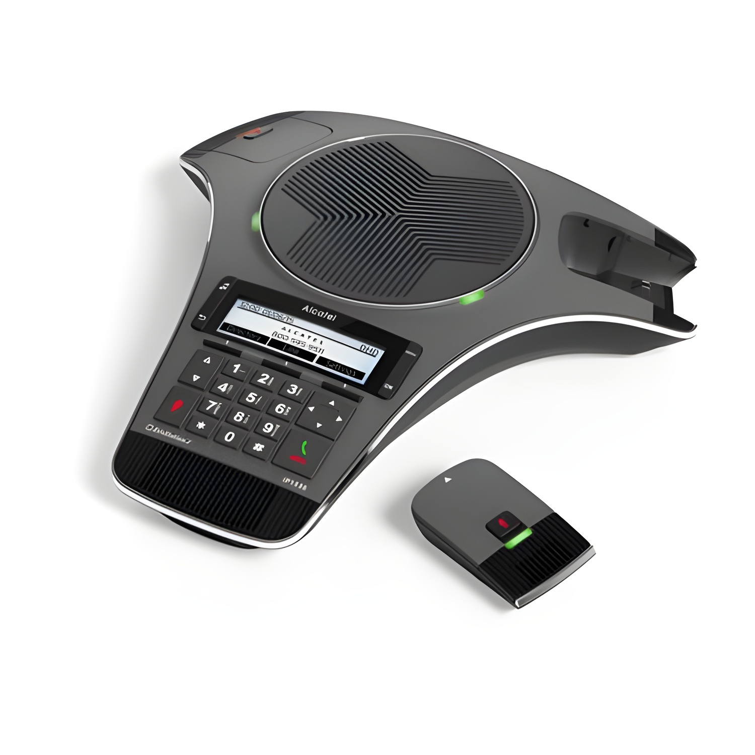 Conference junior ip1550 ce-2 micrÓfonos dect desmontables y 1 microfono fijo en la consola alcatel