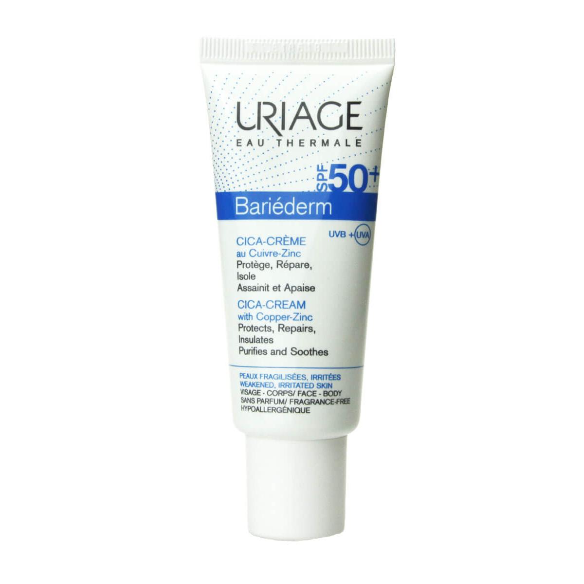 Uriage bariederm cica crema spf50+ 40ml