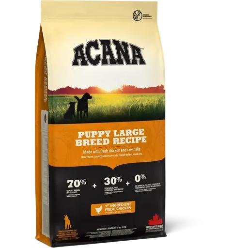 Acana Pienso para Cachorros de Raza Grande de Pollo (Perros , Comida , Pienso) - 17 Kg