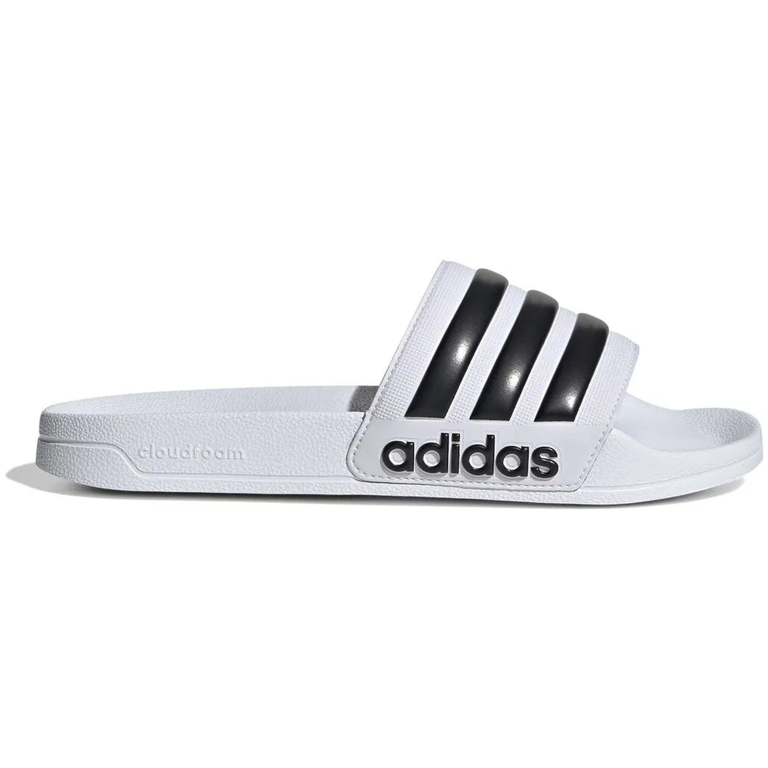 Chanclas Adidas modelo Gz5921 Adilette Shower en color Blanco
