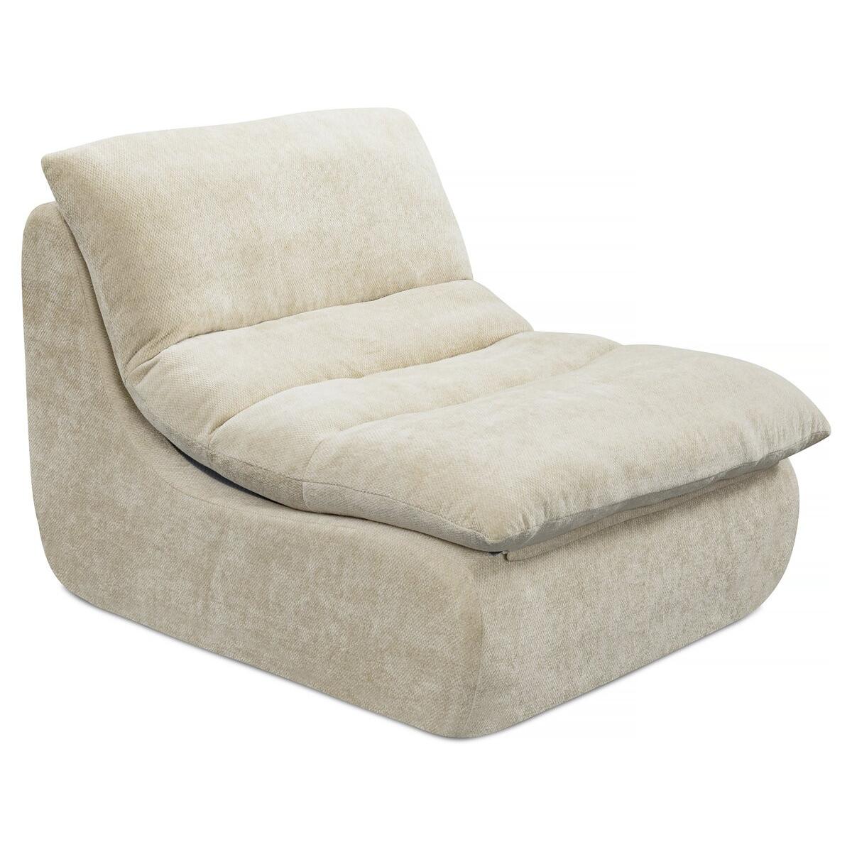 Habitat y Jardin - Sillón de tela texturizada  - 81 x 96 x 75 cm - Beige