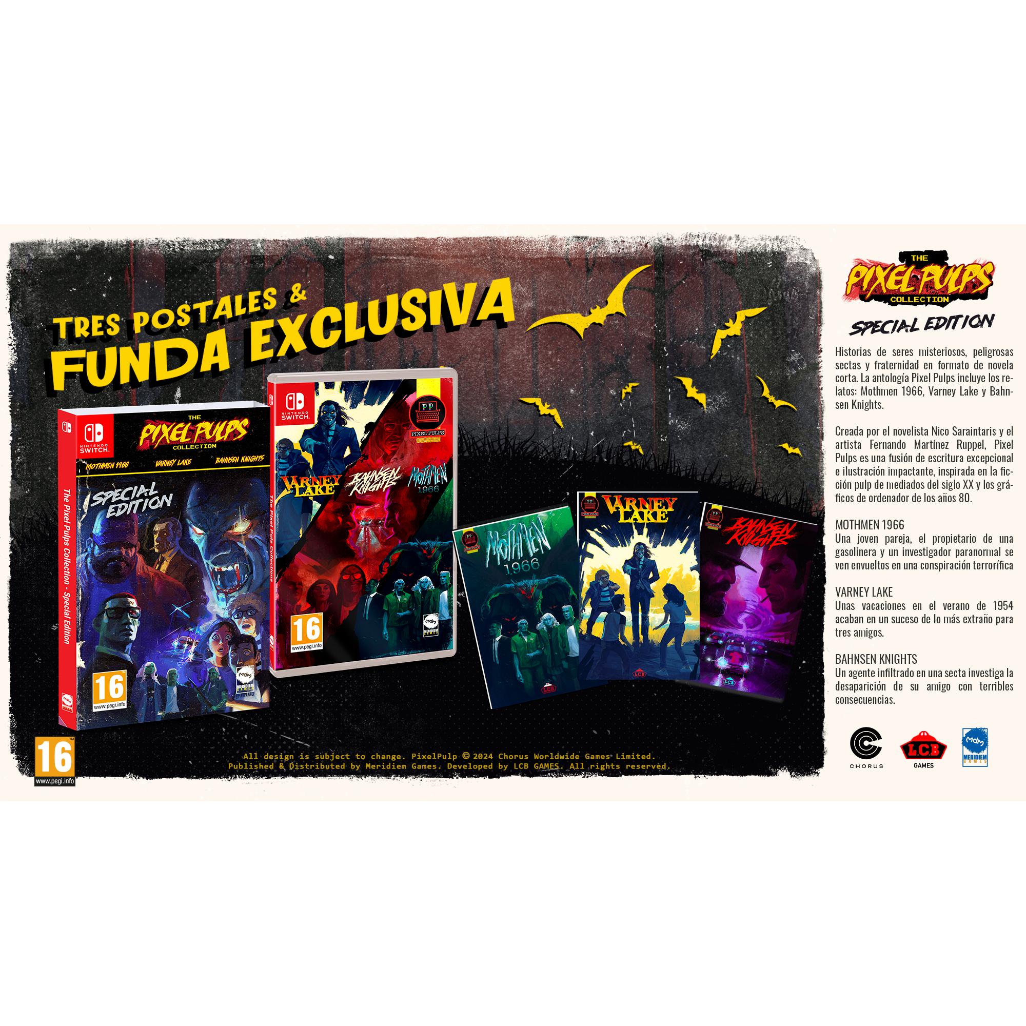 The Pixel Pulps Collection Special Edition - Nintendo Switch - Nuevo precintado - PAL España - Meridiem