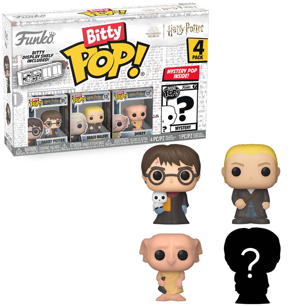 Funko Bitty Pop! Harry Potter - Harry Potter, Draco Malfoy, Dobby y ¿?,  71315 - Shopping.com