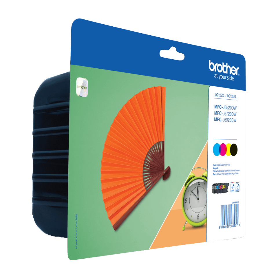 Brother LC-129XLVALBP Negro, Azul, Rojo, Amarillo LC129XLVALBP