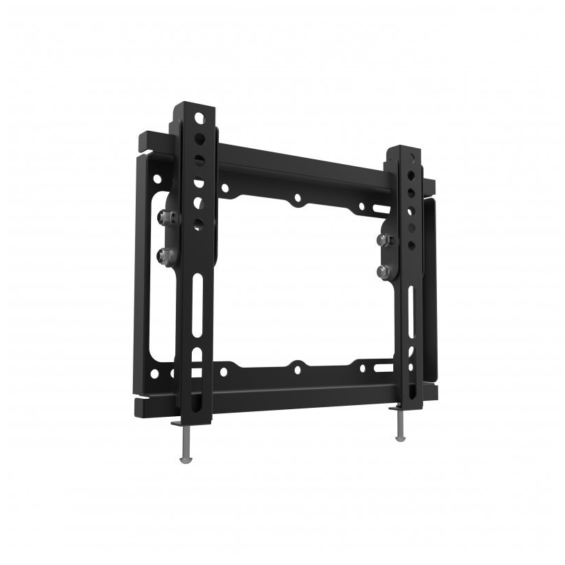 Equip Slim Wall Mount TV Bracket 23"-42" VESA 200x200 Max 35Kg, tiltable design for multiple viewing angles, fits brick, concrete, and wood walls, includes mounting kit, ideal monitor support for LCD/Plasma screens.