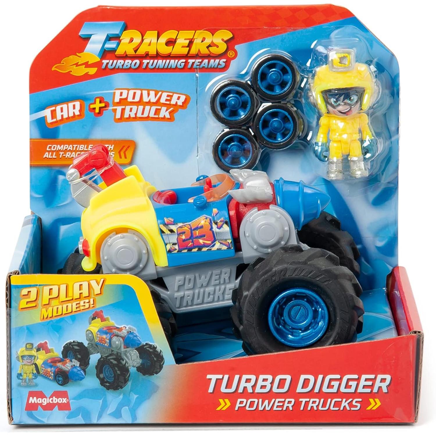 Súper vehículo con 1 piloto y 1 vehículo exclusivos. Compatible con otros coches T-Racers
