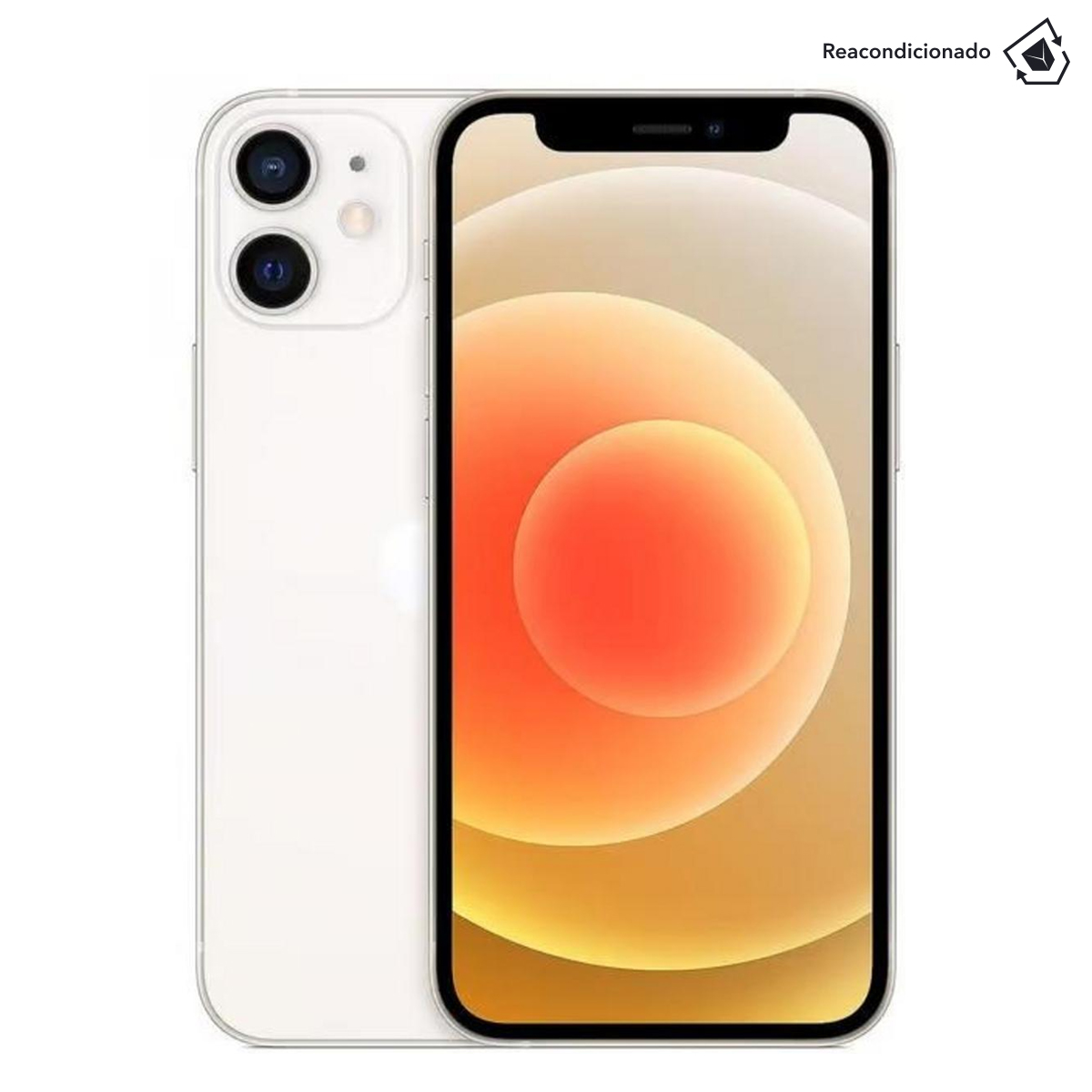 Apple iPhone 12 mini Reacondicionado 13,7 cm (5,4") 64 GB 5G iOS, iPhone 12 mini, 2340 x 1080 píxeles, 64 GB, doble cámara (12 MP + 12 MP), disponible en dos colores | Garantía de 3 años